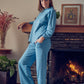 women_s-pajama-set-Straight-pant-and-long-cami-storm blue-Lavender-Dreams