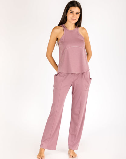 women_s-pajama-set-Straight-pant-with-pocket-detail-and-racer-neck-top-orchid-Lavender-Dreams-1