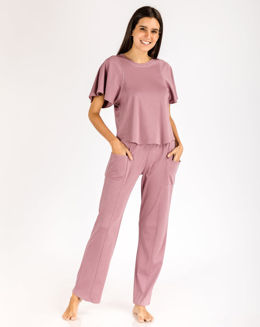 women_s-pajama-set-Straight-pant-with-pocket-detail-and-top-with-oversized-sleeves-orchid-Lavender-Dreams