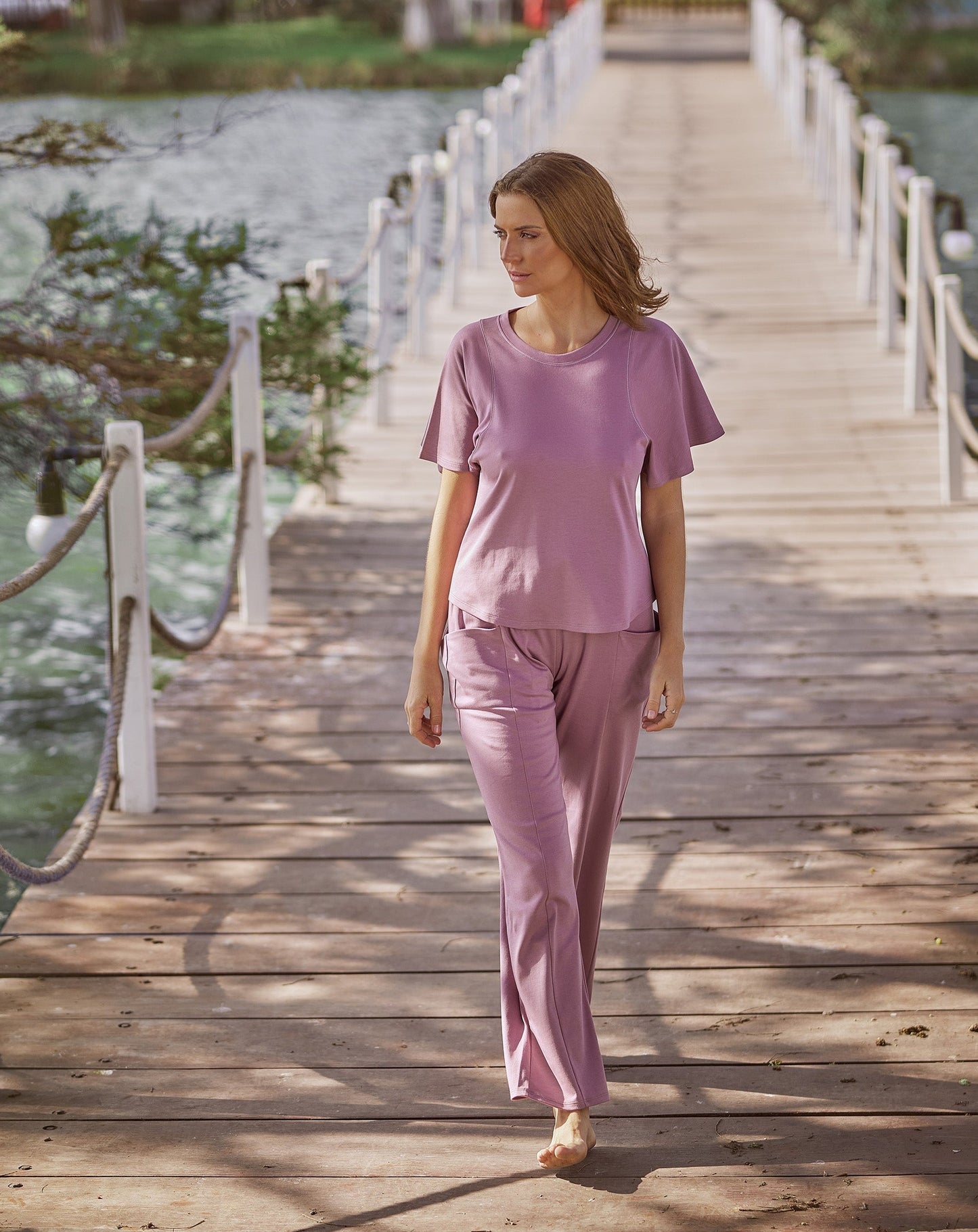 women_s-pajama-set-Straight-pant-with-pocket-detail-and-top-with-oversized-sleeves-orchid-Lavender-Dreams