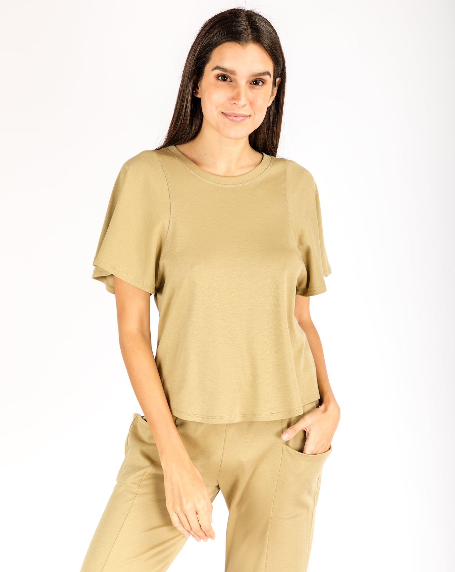 women_s-pajama-set-top-with-oversized-sleeves-olive-Lavender-Dreams-1
